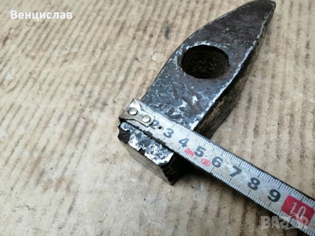 Стар Кован Каменоделски Чук / 1,7 кг. , снимка 7 - Антикварни и старинни предмети - 38312320