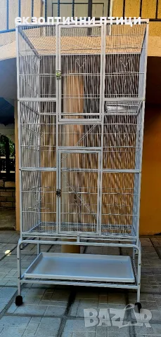 Продавам клетка за птици , снимка 2 - Папагали - 56331636