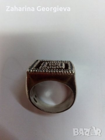 Пръстен сребърен , снимка 2 - Пръстени - 31493395