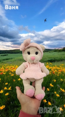 Плетено мече, снимка 5 - Плюшени играчки - 52260171