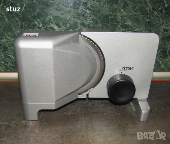 Електрическа машина за рязане на колбаси, хляб, сирена Ritter, снимка 2 - Кухненски роботи - 52920954