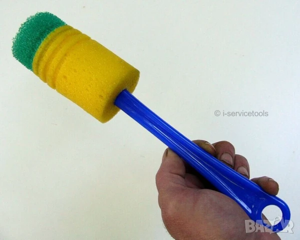 Оригинал FACKELMANN Нова Немска ЧЕТКА 300 мм за Чаши Буркани Кана Термос Ваза Съдове за мивка БАРТЕР, снимка 2 - Мопове, кофи, четки и метли - 43936095