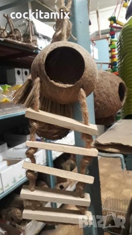 Гнездо от кокос със стълбичка