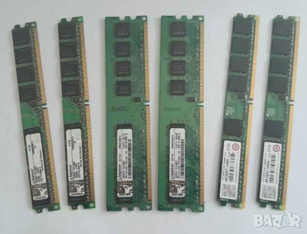Рам памети DDR 2 за компютър, снимка 10 - RAM памет - 32852127