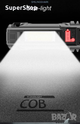 Мощен LED Акумулаторен Фенер BL-830 с USB за лов риболов къмпинг, снимка 5 - Къмпинг осветление - 32192399