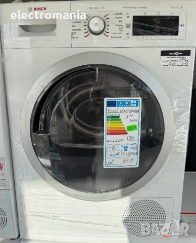 сушилня с термопомпа Bosch Serie 8 MeisterStück WTW875M8SN 8кг, снимка 1