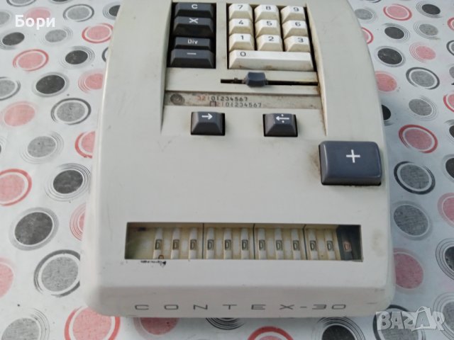 CONTEX 30 електрически калкулатор 1960 г, снимка 6 - Други ценни предмети - 37170781