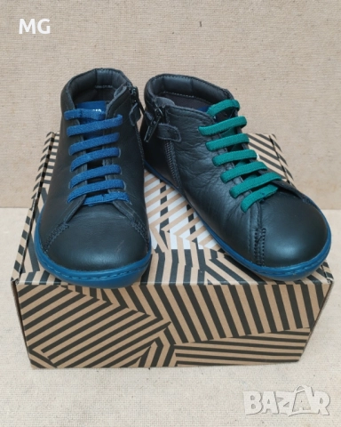 Camper TWS kids детски обувки от естествена кожа с цип #EU28/17см., снимка 7 - Детски обувки - 51945089