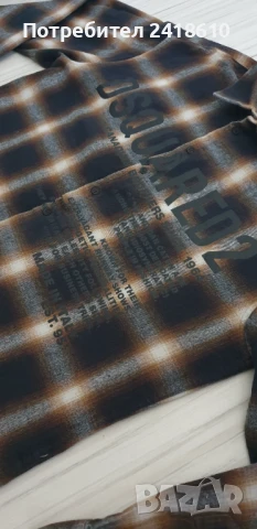 DSQUARED2 Made in Italy / Cotton Oversize Mens Size 52 - L НОВО!  ОРИГИНАЛ! Мъжка Риза!, снимка 6 - Ризи - 50737030