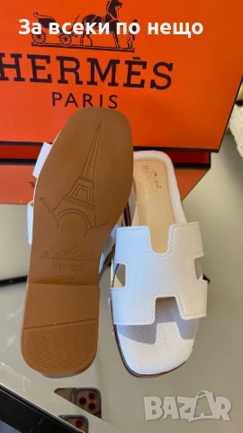 Hermes Дамски Летни Ежедневни Чехли Хермес - 2 Налични Цвята Код E635, снимка 2 - Чехли - 51001258