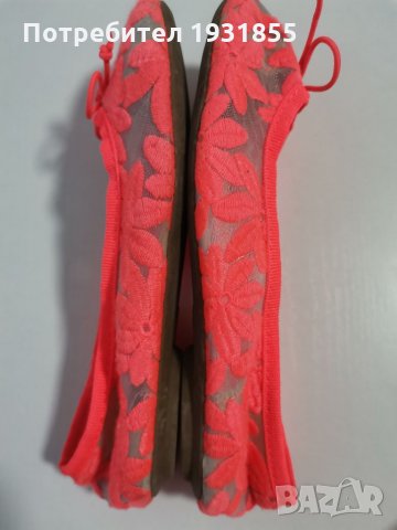 Дантелени балеринки, снимка 4 - Детски сандали и чехли - 34495377