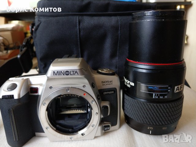 Продавам много запазен фотоапарат Minolta 505 si super, снимка 1 - Фотоапарати - 42661845