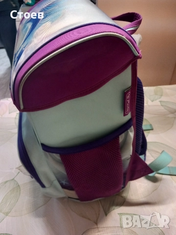 Продавам ортопедична ученическа Раница Herlitz Loop, Размери 37, снимка 3 - Раници - 52432935