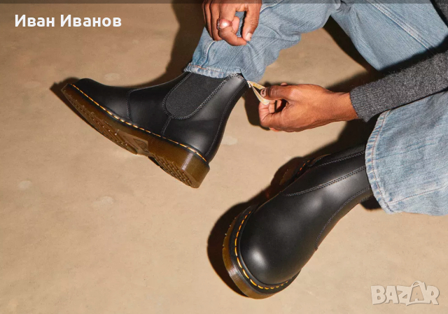  Dr. Martens Vegan 2976 ОРИГИНАЛНИ Боти , номер 39, снимка 4 - Дамски боти - 44575021