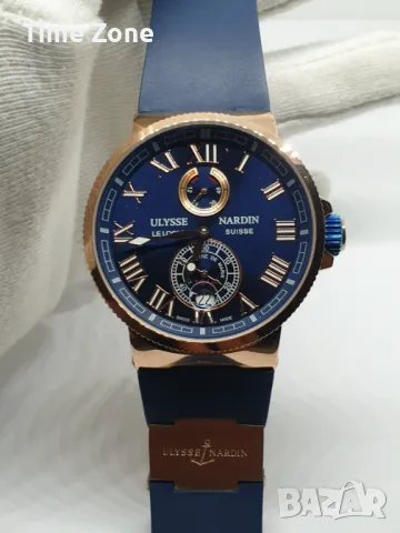 Ulysse Nardin Maxi Marine 45mm Power Reserve Steel Black Dial Automatic Различни Варианти, снимка 2 - Мъжки - 47999379