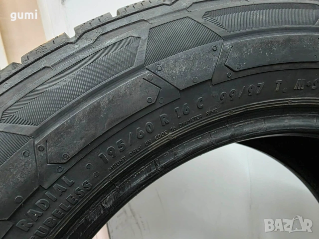 2бр зимни гуми за бус 195/60/16C BARUM L05259, снимка 4 - Гуми и джанти - 53955753