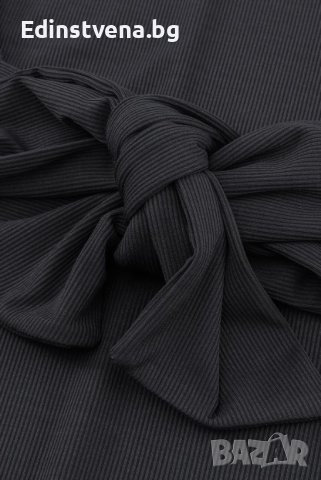 Дамска къса рокля в сиво, снимка 7 - Рокли - 39578111