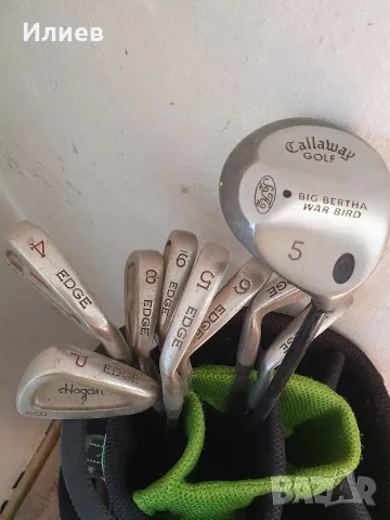 Пълен голф комплект Ben Hogan & Callaway + Чанта John Letters (Отлично състояние!) , снимка 2 - Голф - 55976714