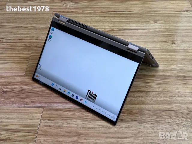 ThinkBook 14s Yoga Gen 3`Core i7-1355U/16GB RAM/512GB SSD/Гаранция/Батерия 98%/Full HD IPS, снимка 4 - Лаптопи за работа - 55961609