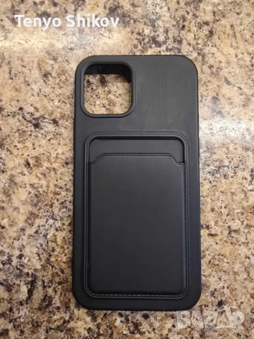 Калъф за iPhone 12 / 13 / 14 (6.1"), с джоб за карти