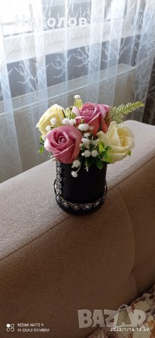 ухаещи луксозни рози за Вашият празник, снимка 14 - Изкуствени цветя - 35453215
