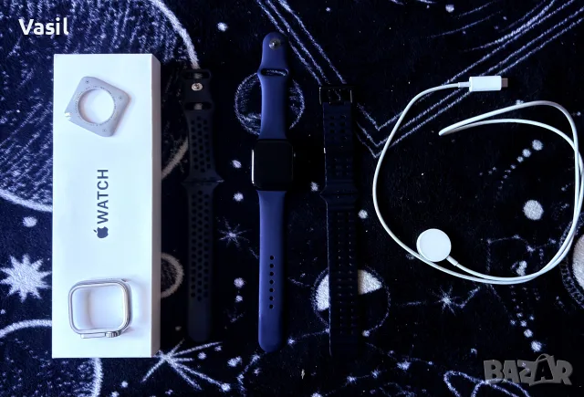 Apple Watch SE 2 44mm Midnight – Отлично състояние + аксесоари