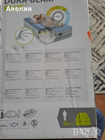 Надуваем дюшек INTEX, снимка 4 - Надуваеми легла - 51295900