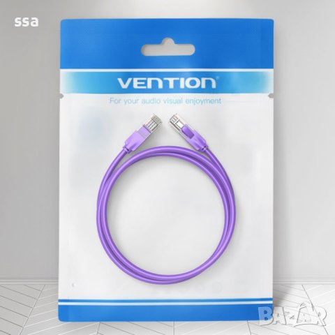 Vention Кабел LAN UTP Cat.6 Patch Cable - 2M Purple - IBEVH, снимка 17 - Кабели и адаптери - 44231346