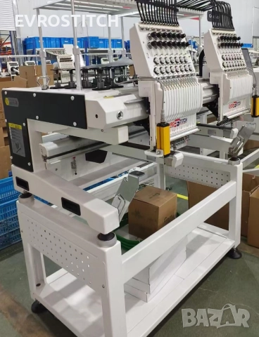 бродировъчна машина ДВУГЛАВА, 50x40см, МАРТ 2026, снимка 2 - Други машини и части - 52953542