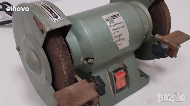 Шмиргел MANNESMANN 230W, снимка 4 - Други инструменти - 29177558