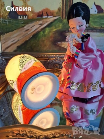 *МАЛКА ЛАМПА/ВАЗА* САТСУМА, снимка 2 - Настолни лампи - 53923128