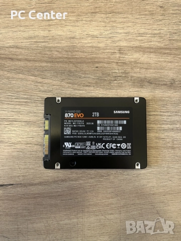 Като Нов!!! SSD Samsung 870 EVO 2TB SATA III 100% Health, снимка 2 - Твърди дискове - 56082140