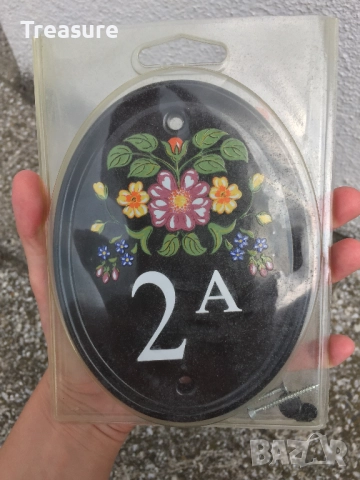 Керамична табела с номер “2А” за къща, апартамент, жилище, снимка 4 - Декорация за дома - 37827085