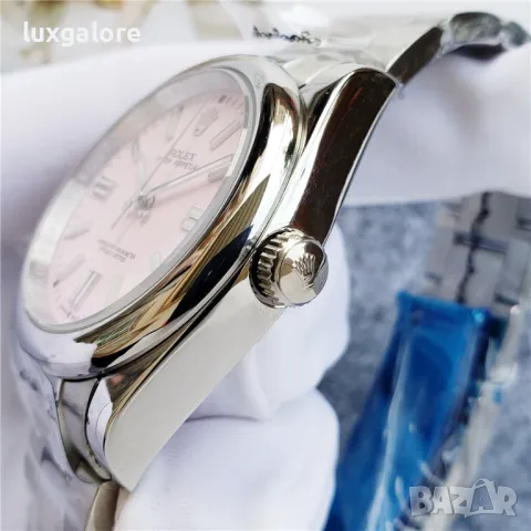 Дамски часовник Rolex Oyster Perpetual Pink с автоматичен механизъм, снимка 6 - Дамски - 47965824