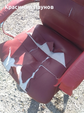  Голям офис стол за претапициране, снимка 12 - Столове - 52808498