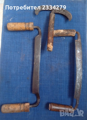 Стари занаятчийски инстументи, ръчно изработени през 19-20век., снимка 14 - Антикварни и старинни предмети - 39969492
