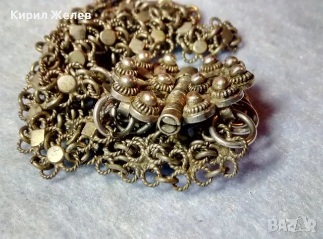 Стара ВЪЗРОЖДЕНСКА ФИЛИГРАННА ГРИВНА с ЩИФТ СРЕБРО ВИСОКА ПРОБА УНИКАЛНА КУЮМДЖИЙСКА ИЗРАБОТКА 48795, снимка 9 - Антикварни и старинни предмети - 48476681