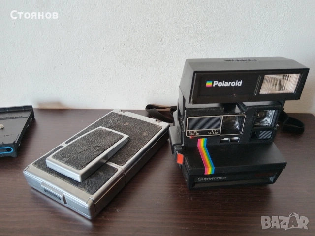 POLAROID SX-70 ALPHA 1 REVUE, POLAROID Supercolor 635CL, снимка 2 - Фотоапарати - 47106074