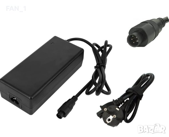 Зарядни устройства  Fischer 36V 48V Пет пина, снимка 2 - Части за велосипеди - 24738633