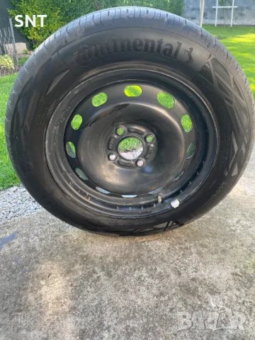 Резервна гума с желязна джанта 15 цола Continental 195/60/15, снимка 10 - Гуми и джанти - 50243850