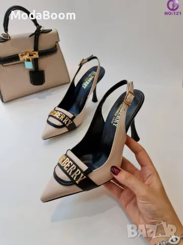Burberry дамски обувки на ток , снимка 5 - Дамски елегантни обувки - 48836486