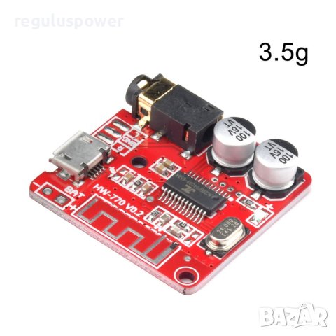 MP 3 Bluetooth 4.1 аудио модул WH-770 V0.2, 3.7V - 5V, AUX out, micro USB , снимка 3 - Аудиосистеми - 40393960