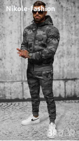 Камуфлажен спортен комплект, снимка 4 - Спортни дрехи, екипи - 47568789