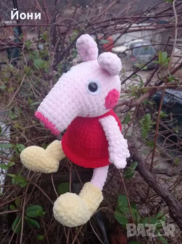 Пепа Пиг - ръчно изработени плюшени играчки , снимка 2 - Плюшени играчки - 49033744