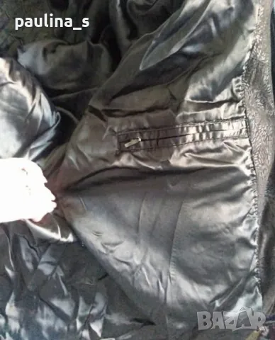 Два броя / Естествена кожа и велур / преходно палто / манто "Vera Pelle" / голям размер , снимка 16 - Палта, манта - 43621932