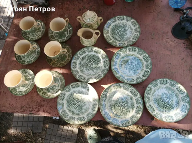 Сервиз Staffordshire underglaze , снимка 10 - Сервизи - 47271644