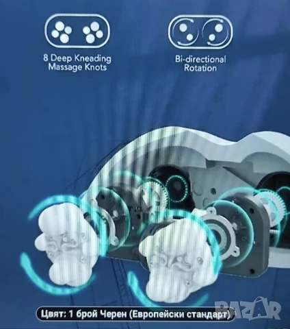 Шиатсу масажор за тяло , снимка 5 - Масажори - 50784834