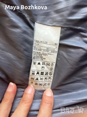 Топло Есенно-зимно дамско яке SISLEY, снимка 6 - Якета - 47955813