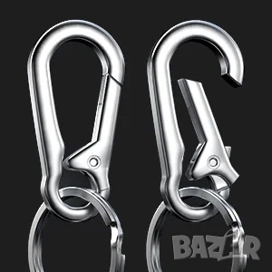 Метален ключодържател с катарама, снимка 3 - Други - 52165277