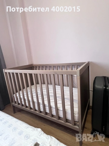 Бебешко легло 120/60 + матрак, снимка 2 - Бебешки легла и матраци - 54303674